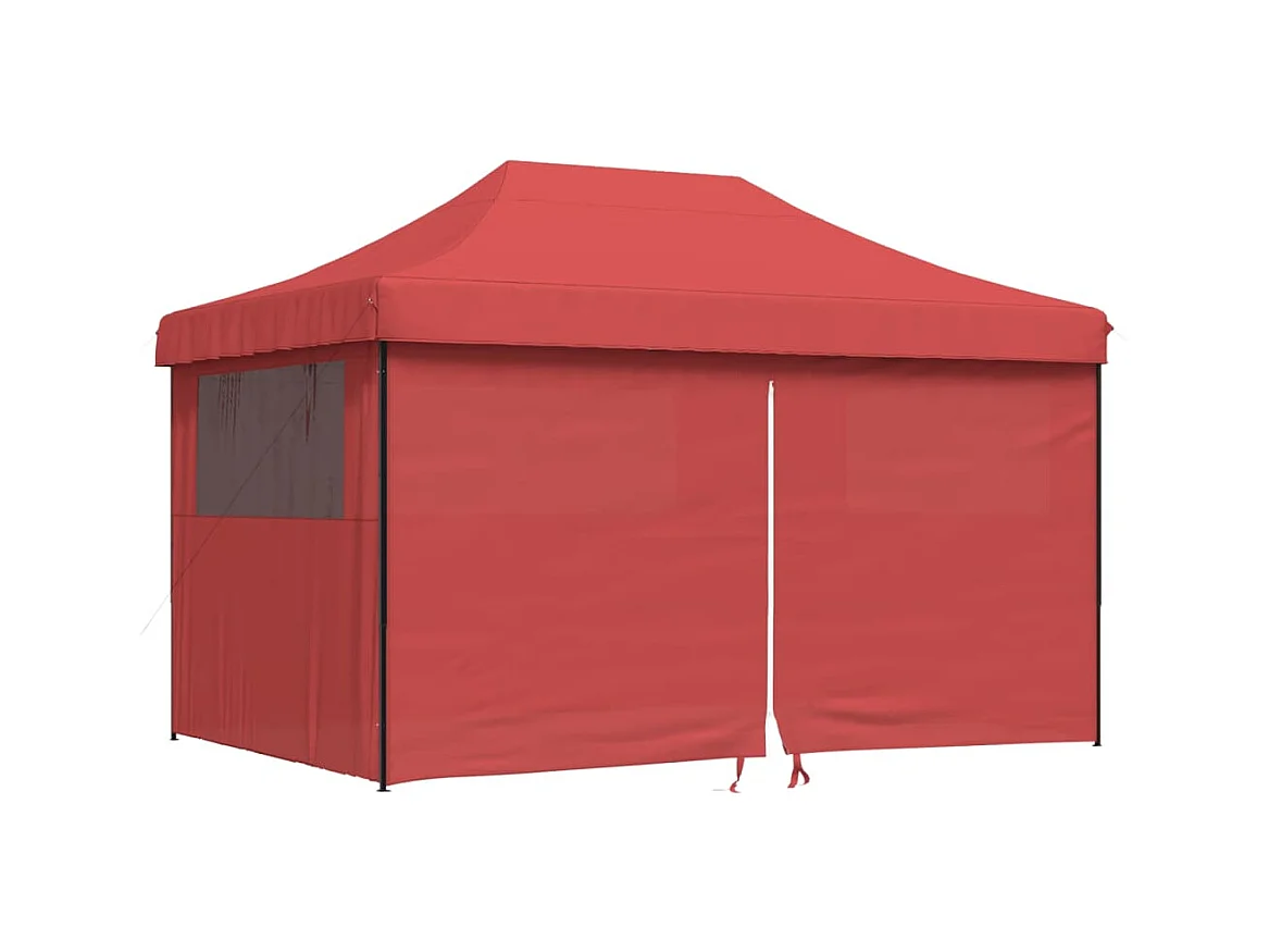 Tenda pieghevole pop-up per ricevimenti con 4 pareti laterali