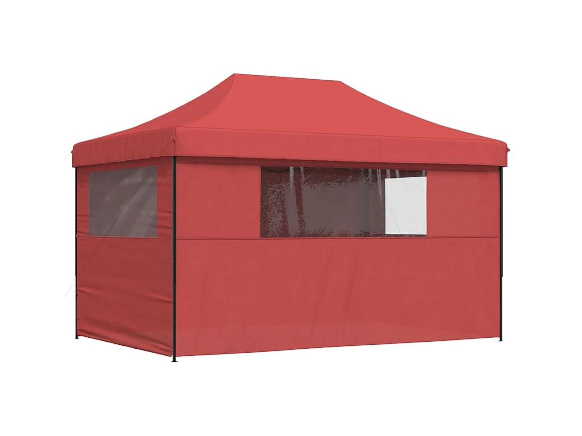 Tenda pieghevole pop-up per ricevimenti con 4 pareti laterali