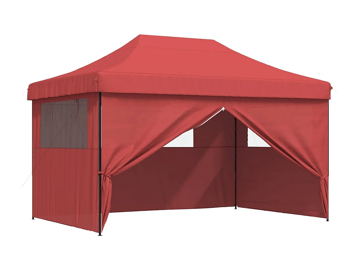 Carpa de recepción plegable emergente con 4 paredes laterales