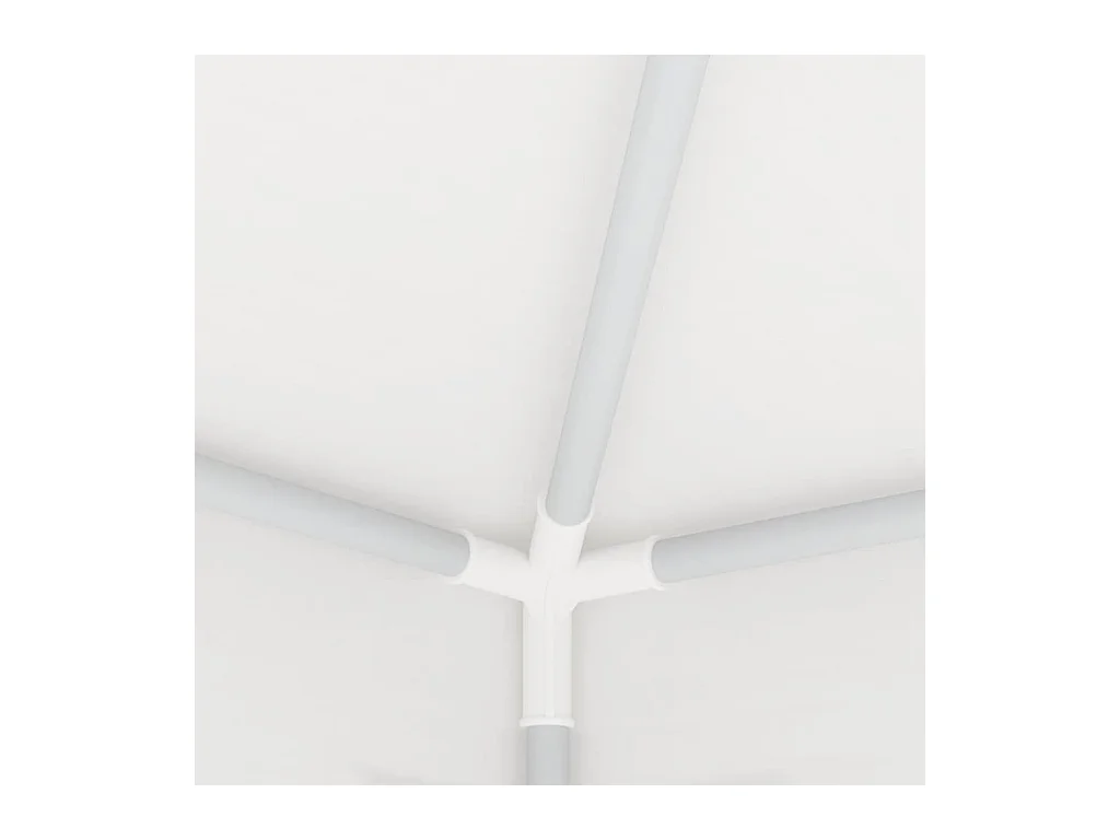 Tenda per ricevimenti con pareti laterali 4x4 m Bianco 90 g/m²