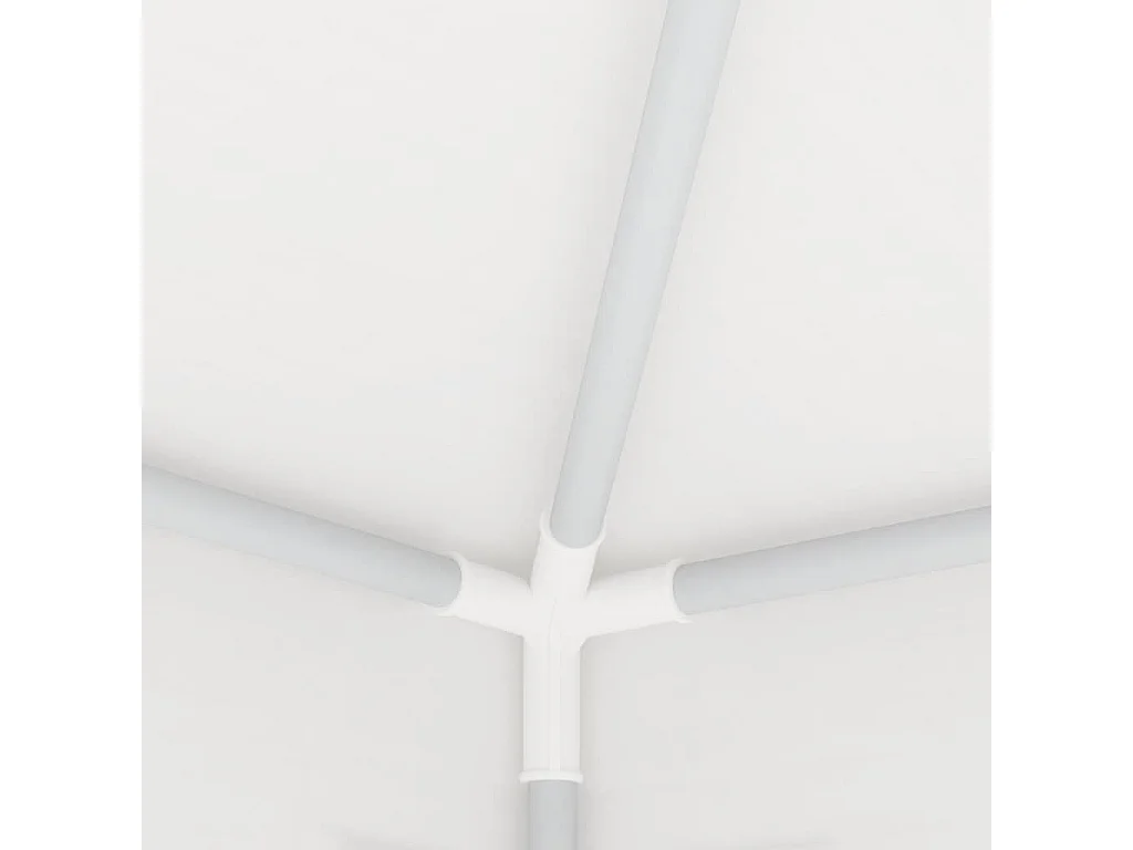Tenda per ricevimenti con pareti laterali 4x4 m Bianco 90 g/m²