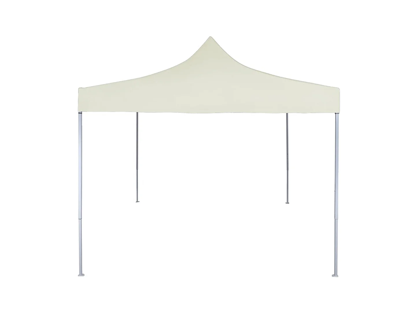 Carpa de recepción plegable profesional 2x2 m Acero Crema
