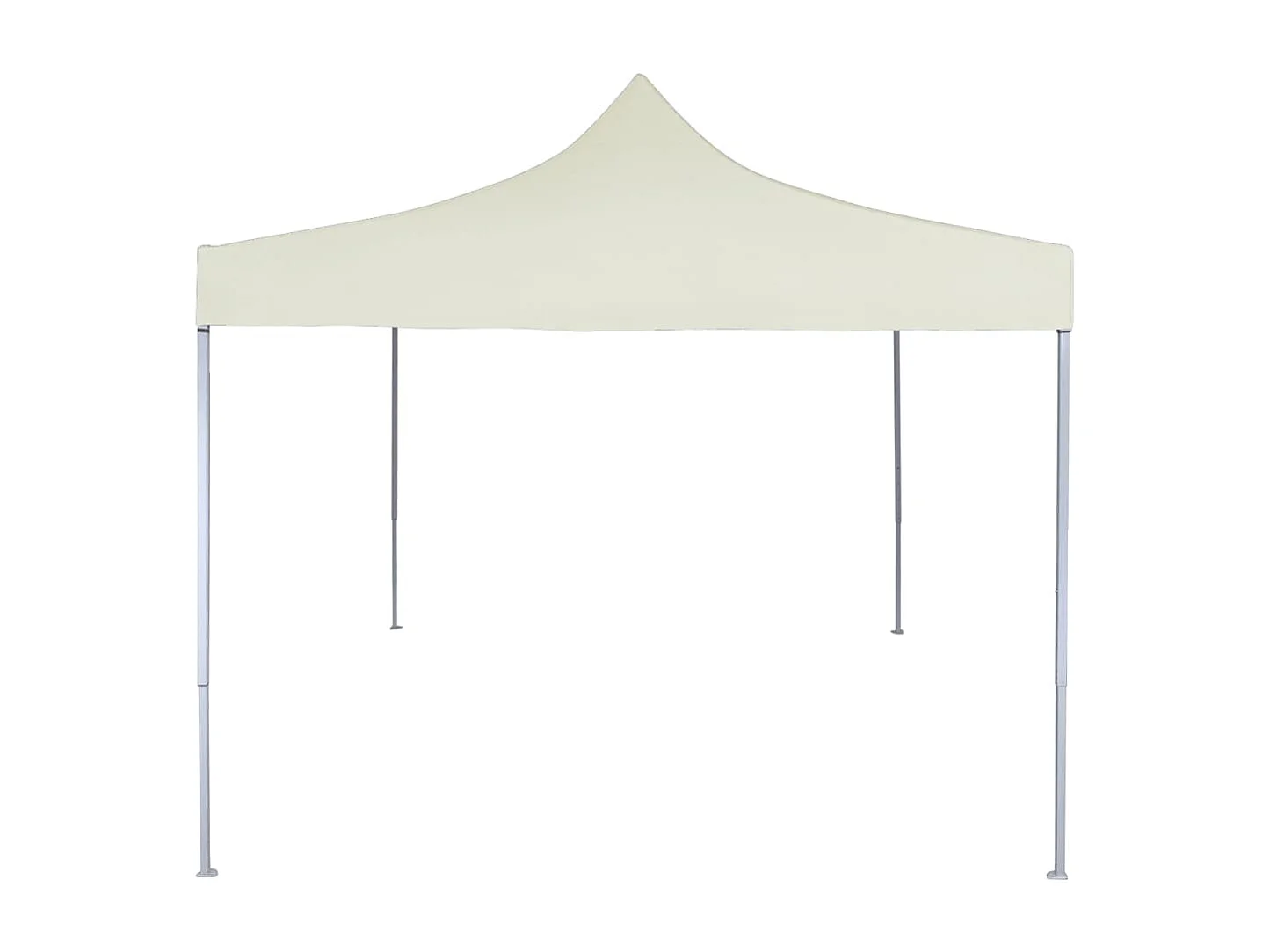 Carpa de recepción plegable profesional 2x2 m Acero Crema