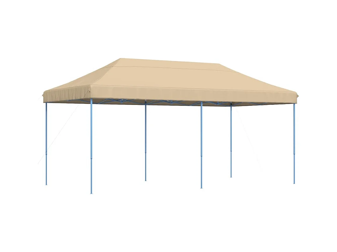 Carpa de recepción plegable retráctil beige 580x292x315 cm