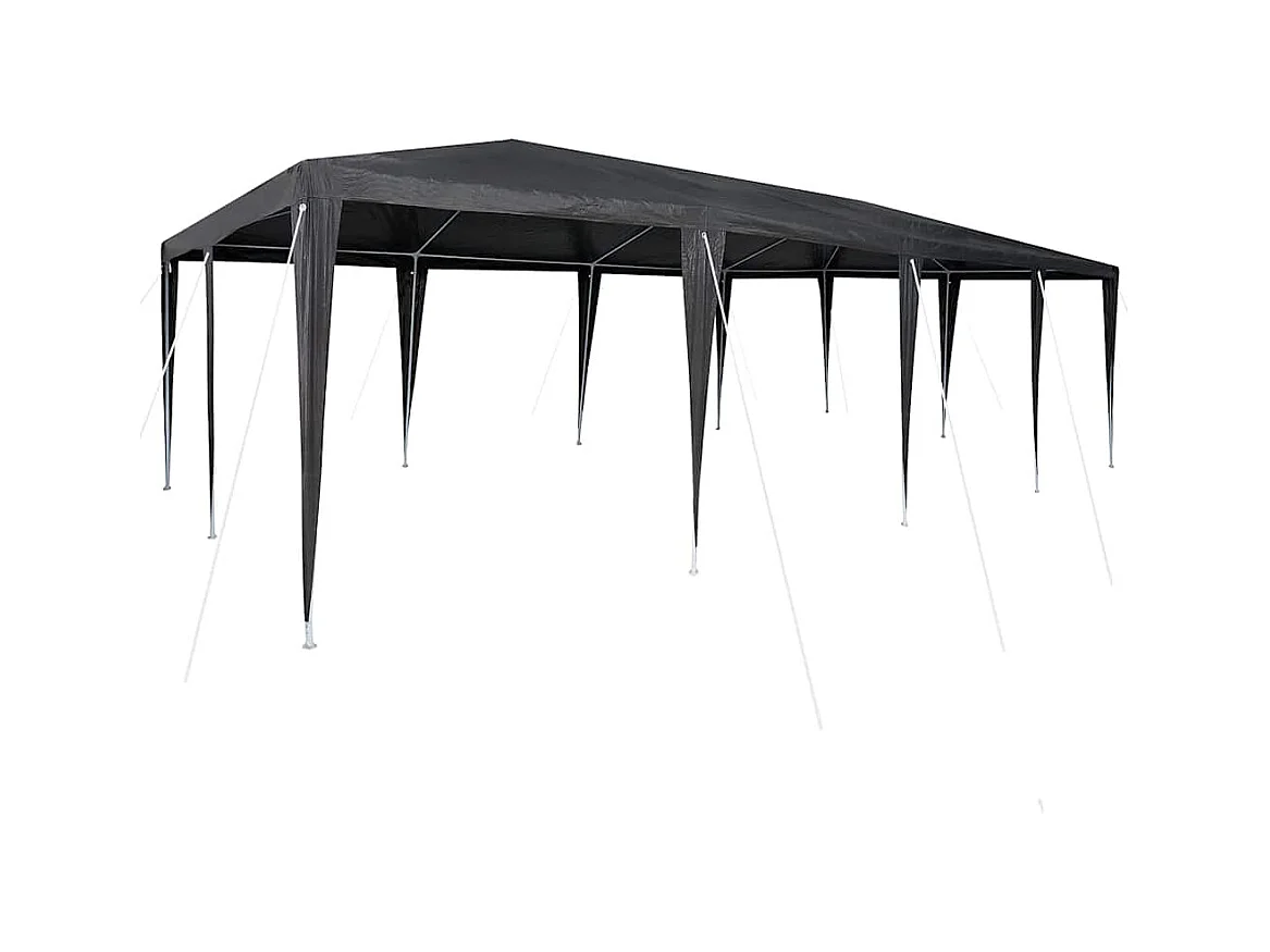 Carpa para fiestas Antracita y blanca 800 x 400 x 266 cm