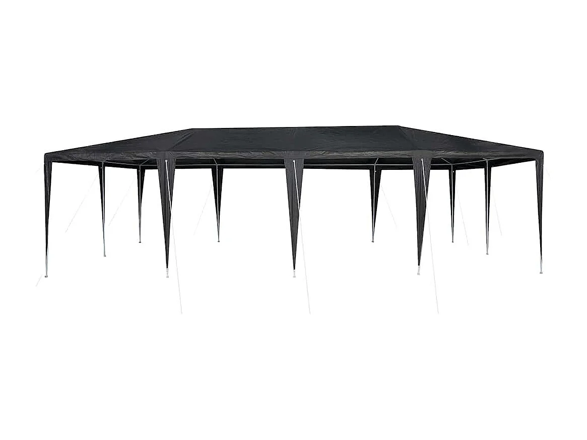 Tenda per feste antracite e bianco 800 x 400 x 266 cm