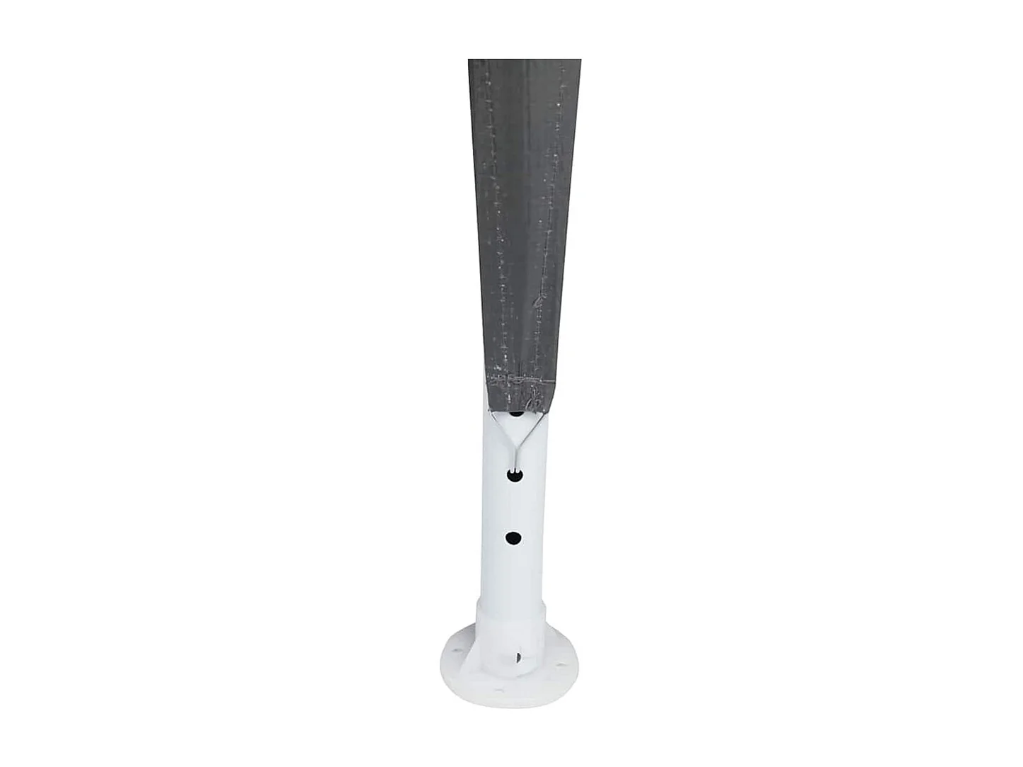Tenda per feste antracite e bianco 800 x 400 x 266 cm