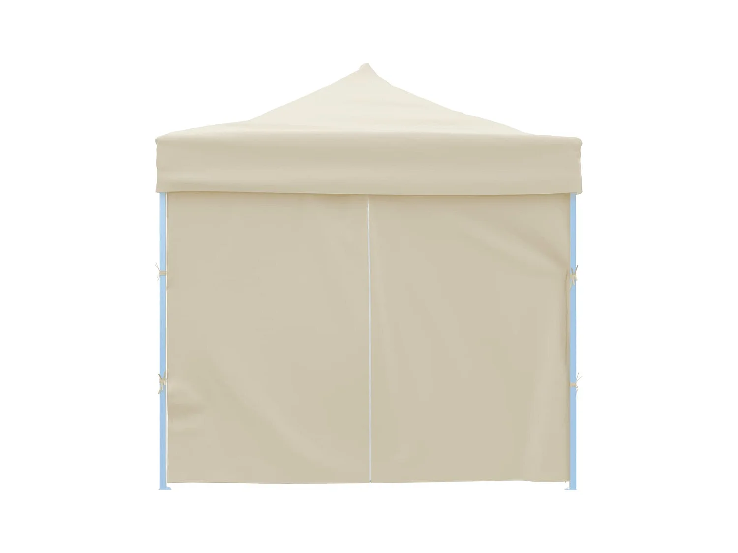 Carpa de recepción plegable de 8 paredes 870x291x315 cm Blanco roto