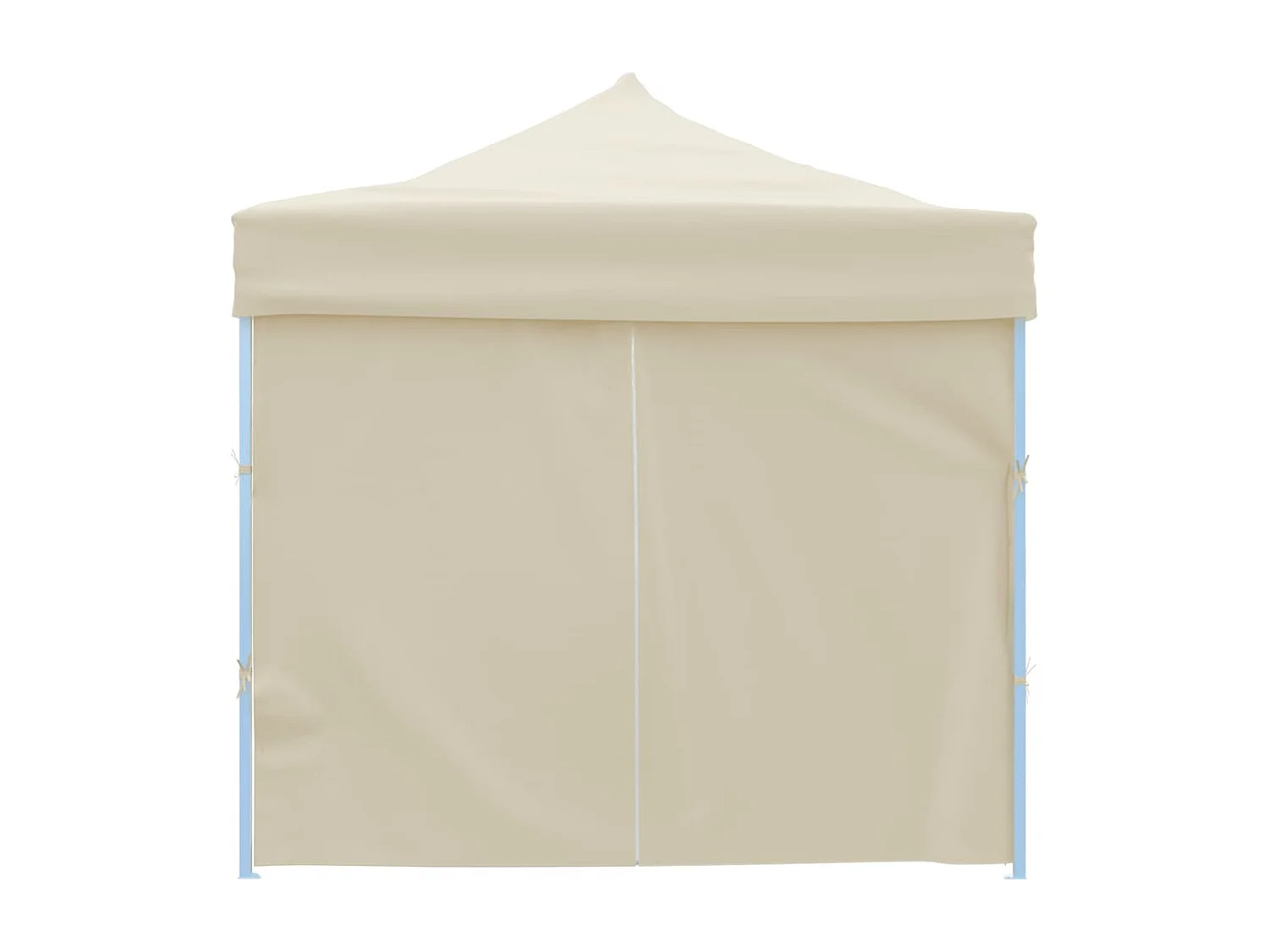 Tenda pieghevole per ricevimenti con 8 pareti 870x291x315 cm Bianco sporco