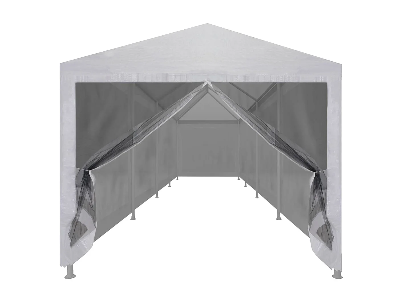 Tenda per ricevimenti con 10 pareti in rete 12 x 3 m