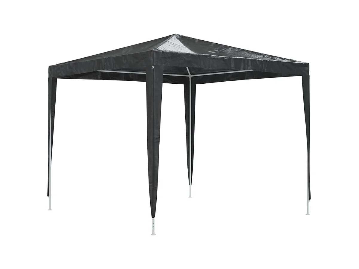 Professionele ontvangsttent 2,5x2,5 m Antraciet 90 g/m²