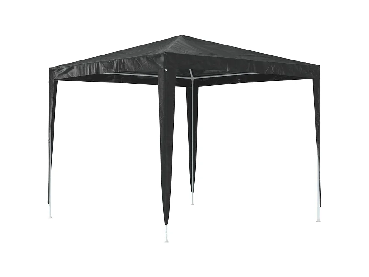 Professionele ontvangsttent 2,5x2,5 m Antraciet 90 g/m²