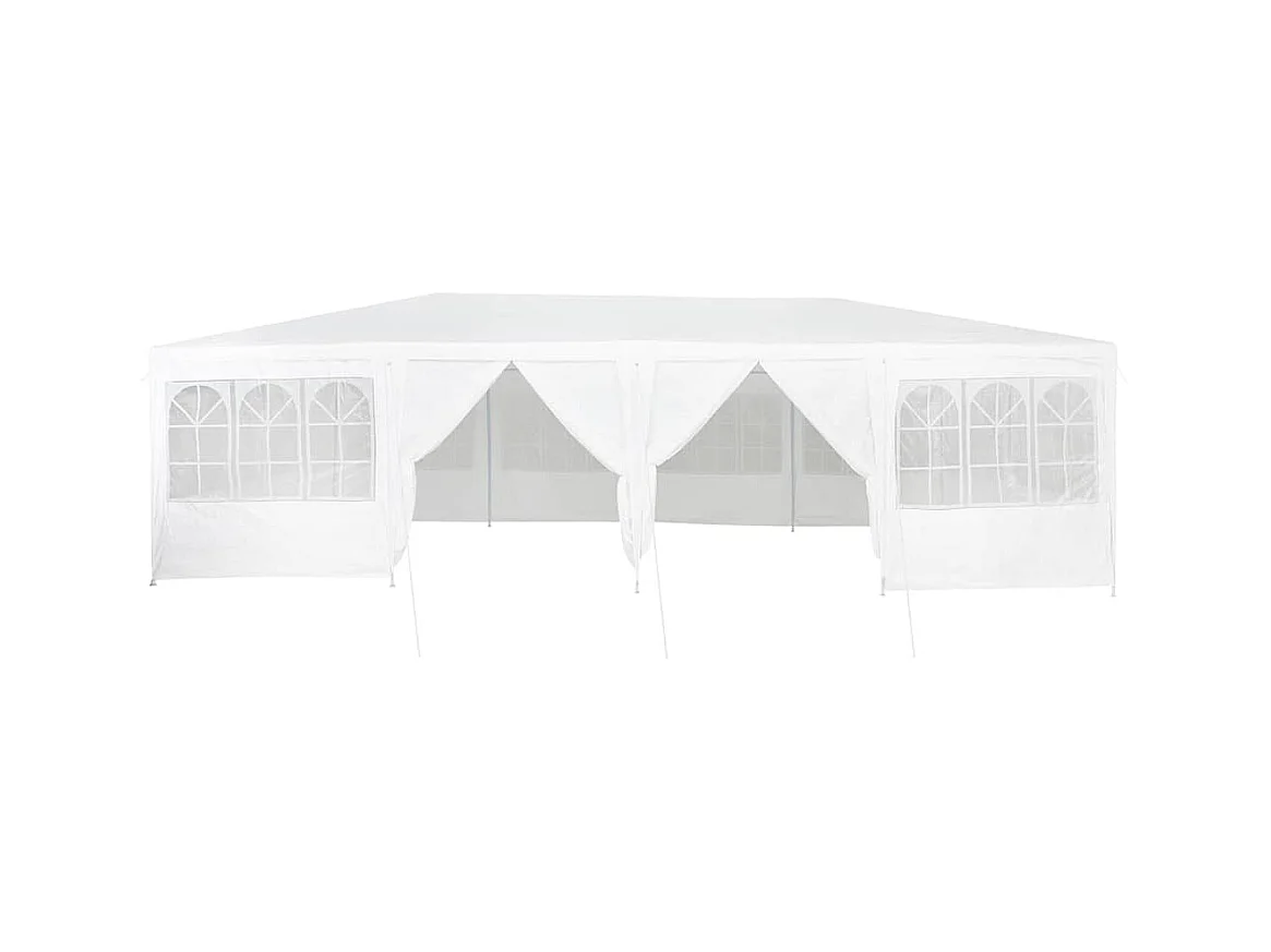 Tente de fête Blanc 800 x 400 x 266 cm Polyester et Acier