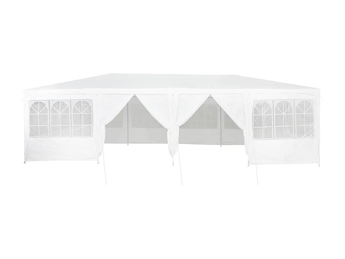 Tente de fête Blanc 800 x 400 x 266 cm Polyester et Acier