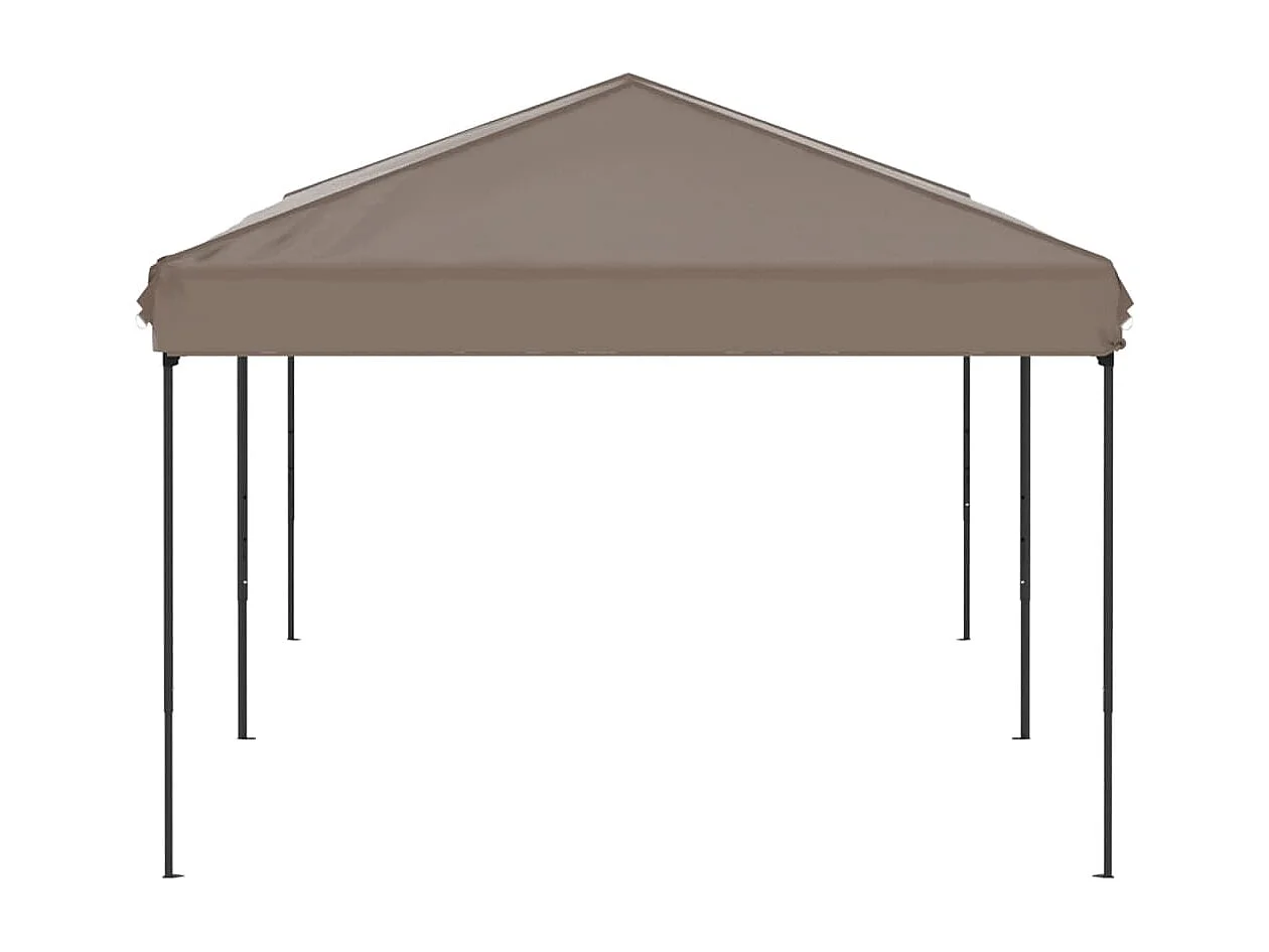 Carpa de recepción plegable Taupe 3x6 m