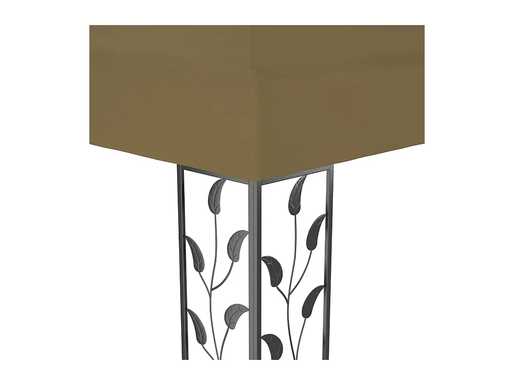 Marquesina 6x3 m Taupe 180 g/m²