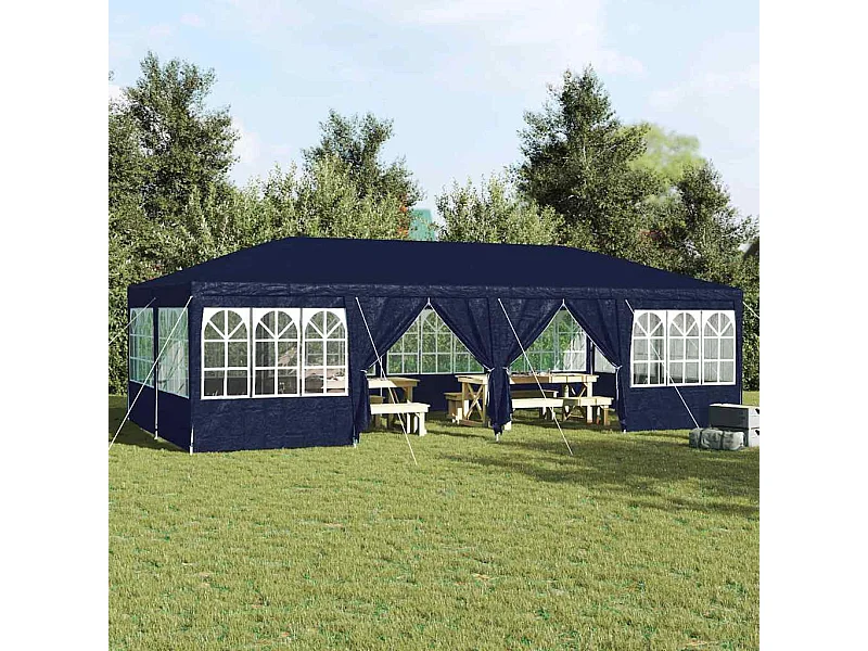 Blauw-witte feesttent 800 x 400 x 266 cm