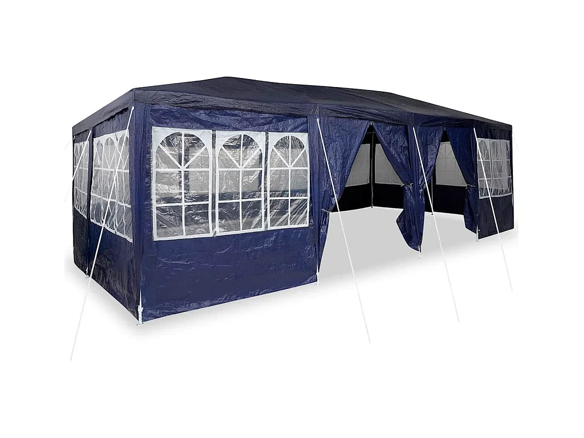 Tente de fête Bleu et Blanc 800 x 400 x 266 cm