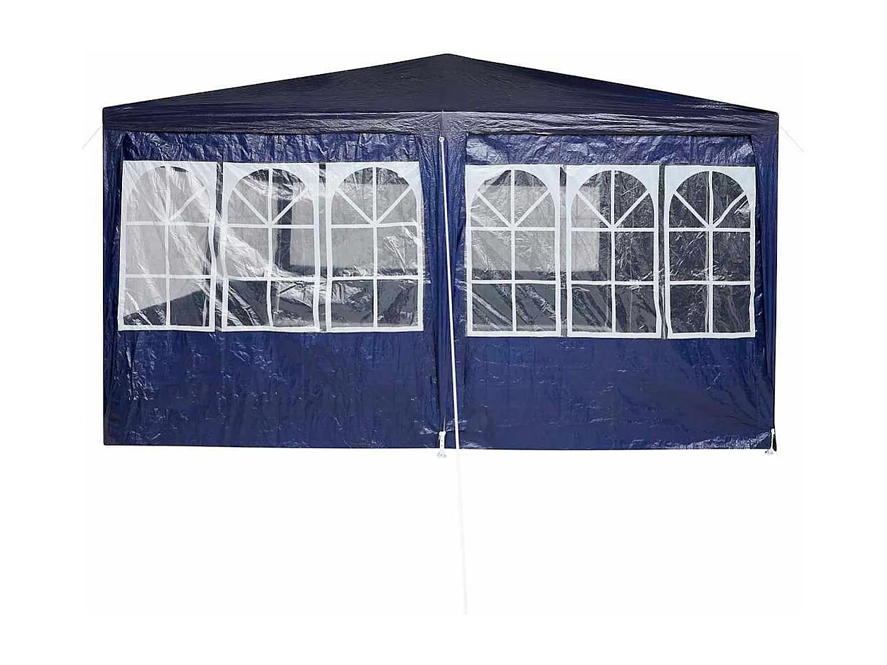 Blau-weißes Partyzelt 800 x 400 x 266 cm