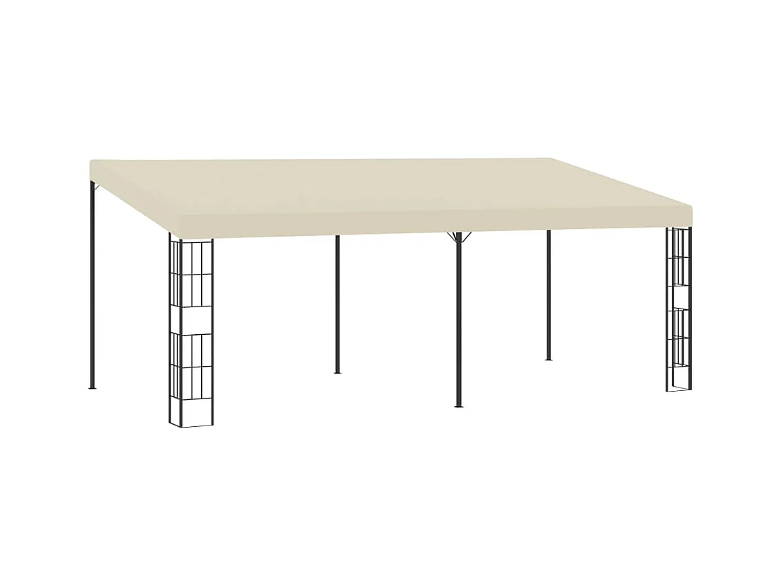 Belvédère mural 3x6 m Crème Tissu