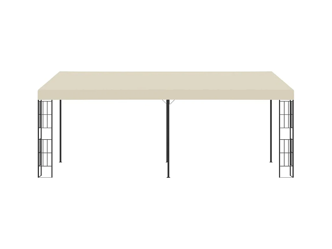 Belvédère mural 3x6 m Crème Tissu