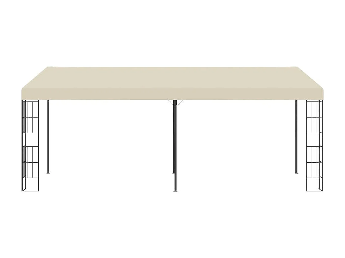 Belvédère mural 3x6 m Crème Tissu