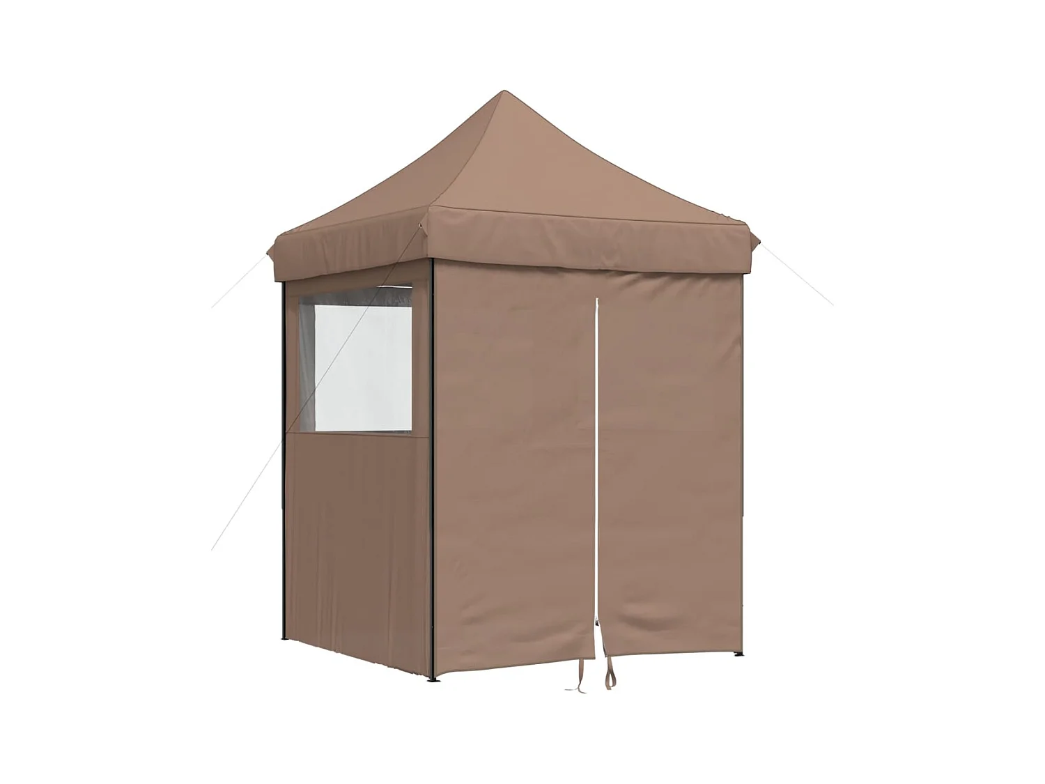 Tente de réception pliable escamotable avec 4 parois latérales