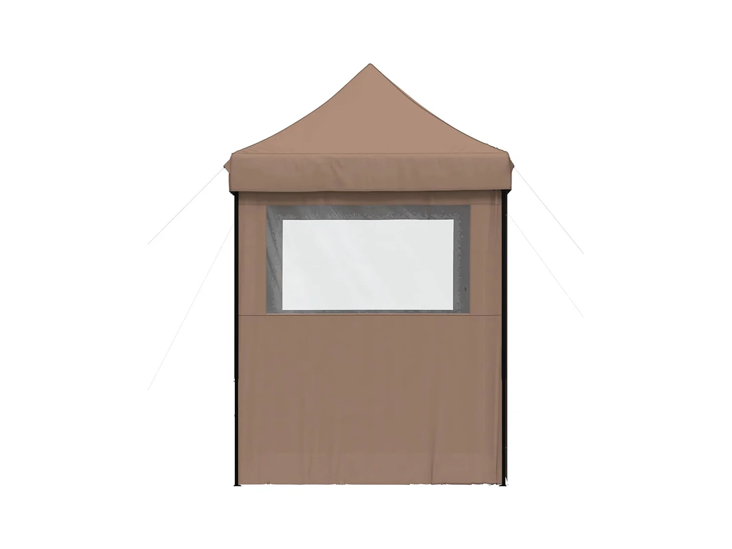 Tente de réception pliable escamotable avec 4 parois latérales