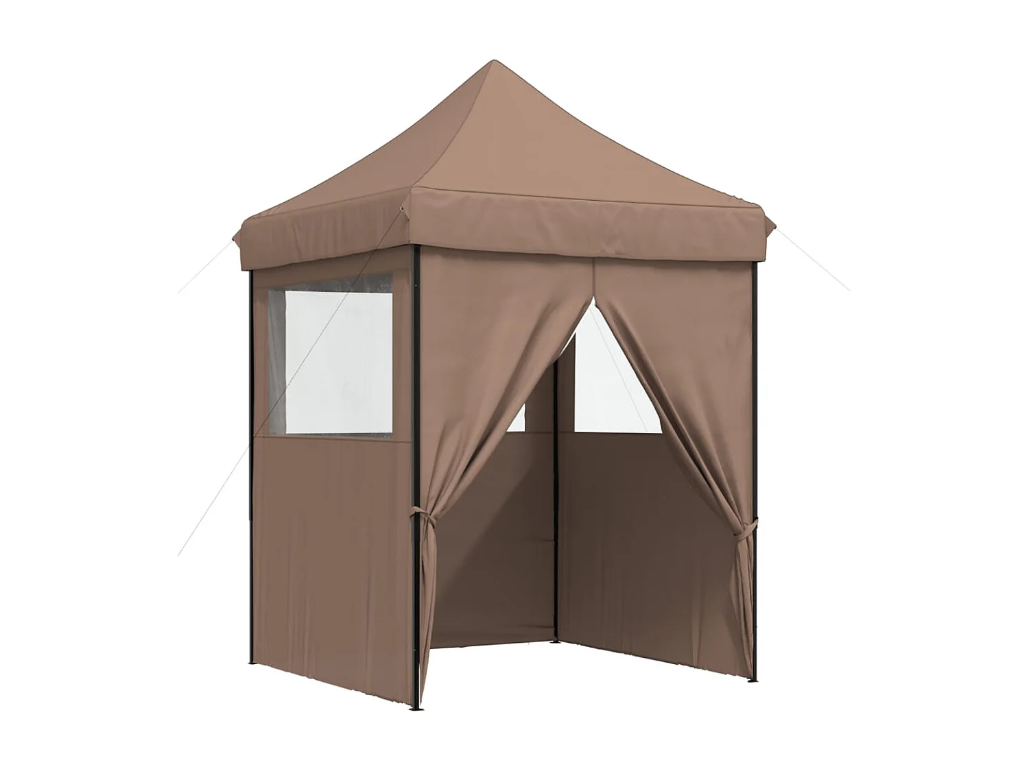 Tente de réception pliable escamotable avec 4 parois latérales