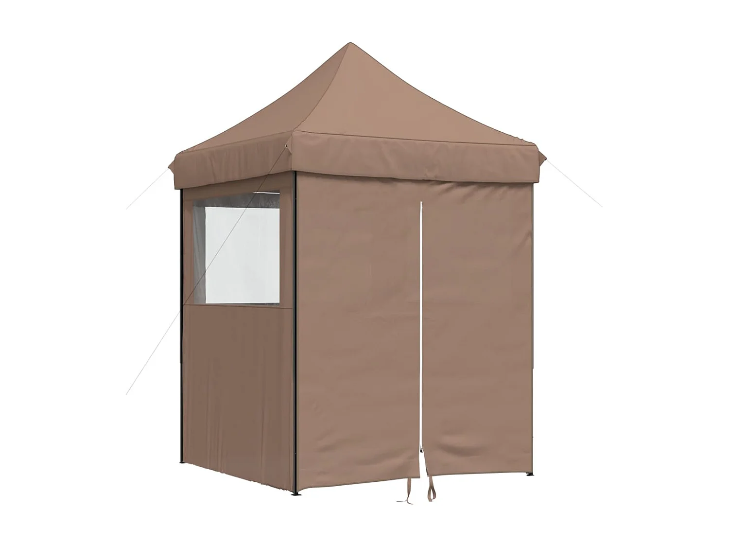 Tente de réception pliable escamotable avec 4 parois latérales