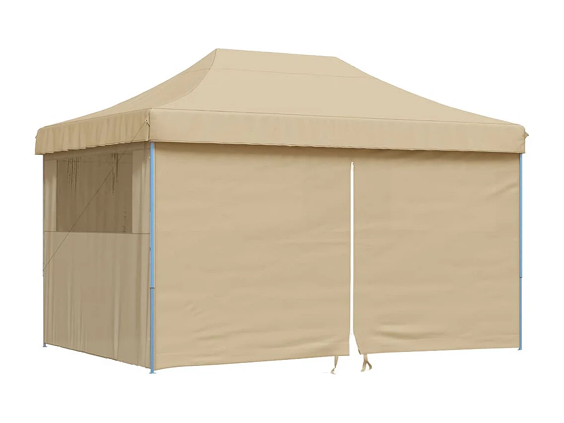 Tenda pieghevole pop-up per ricevimenti con 4 pareti laterali