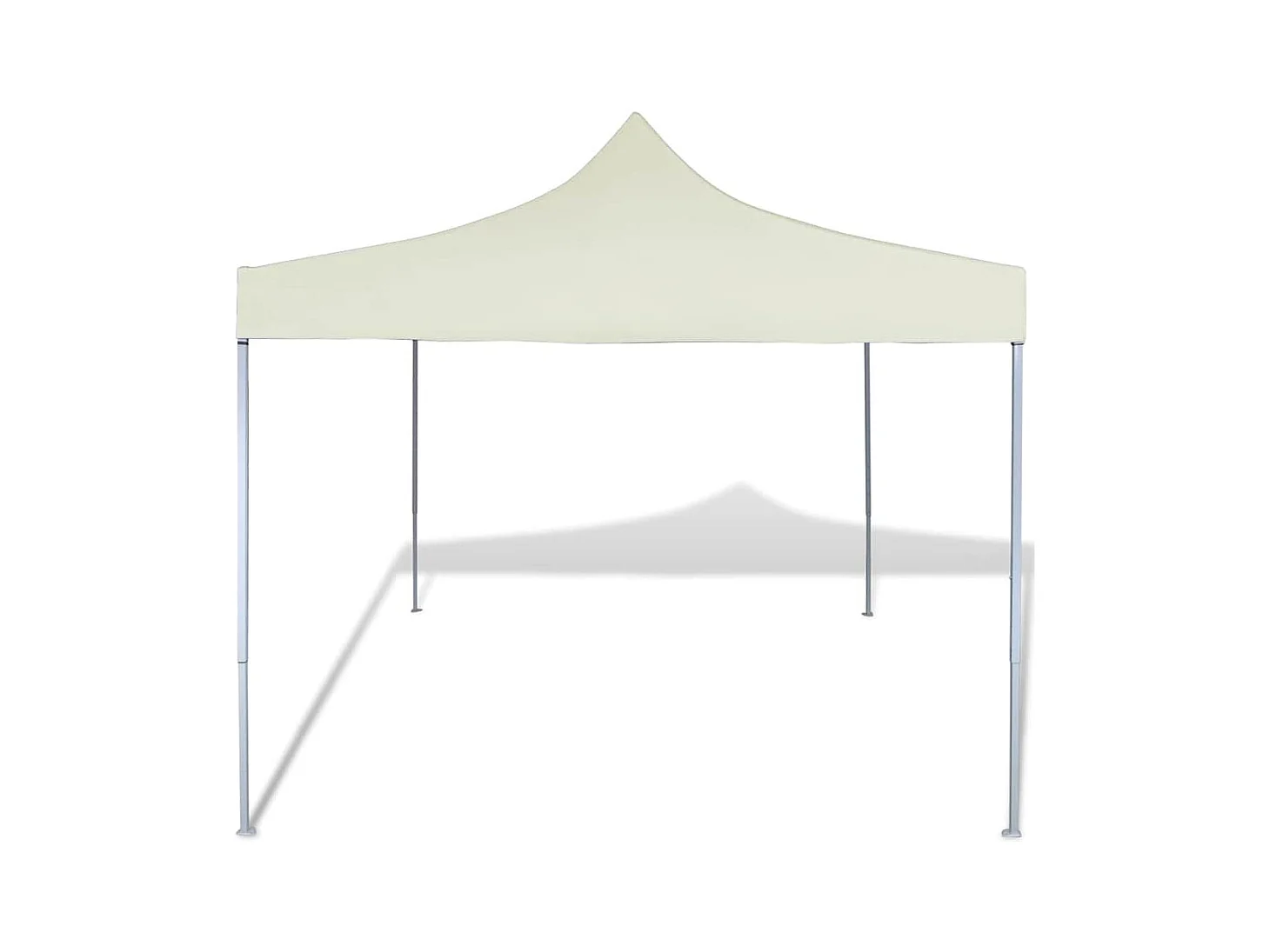 Carpa plegable color crema de 3 x 3 m