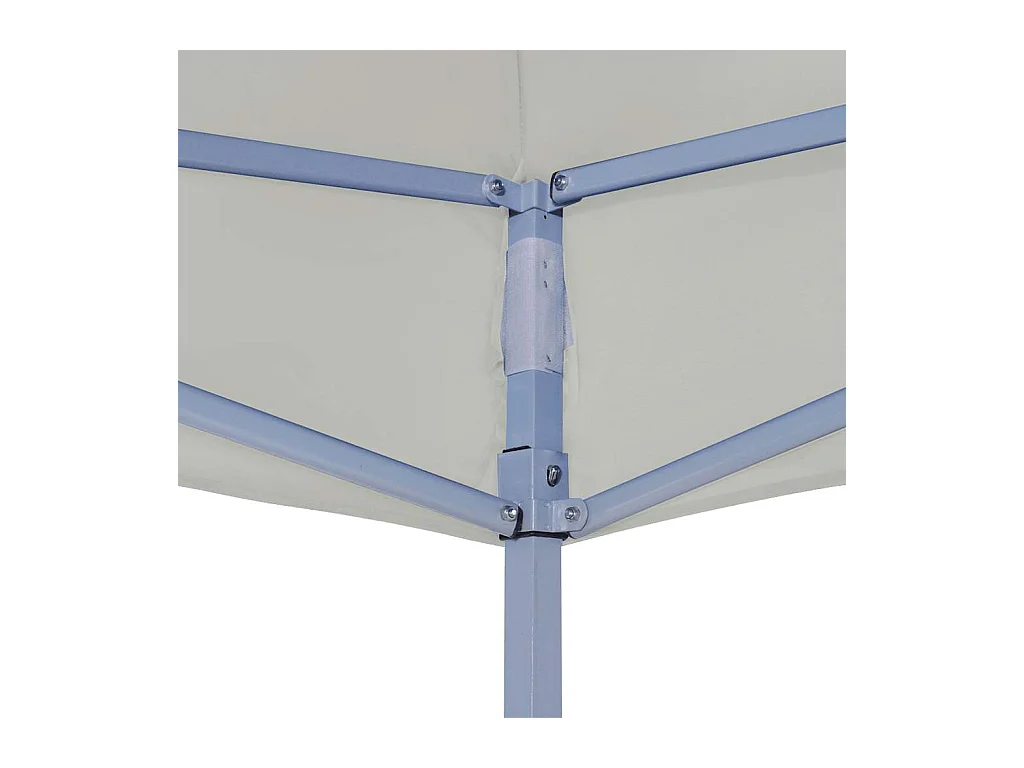 Carpa plegable color crema de 3 x 3 m