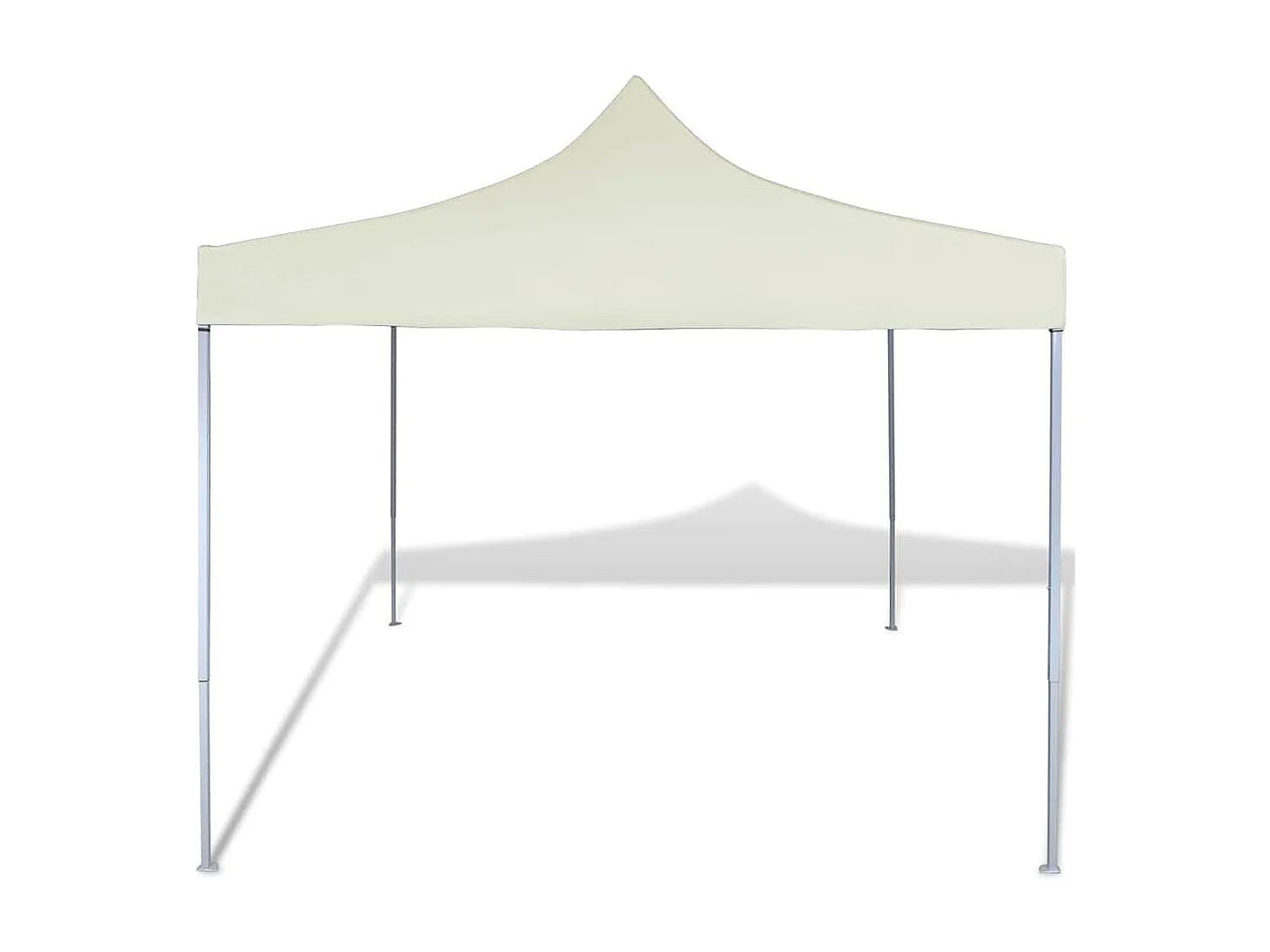 Carpa plegable color crema de 3 x 3 m