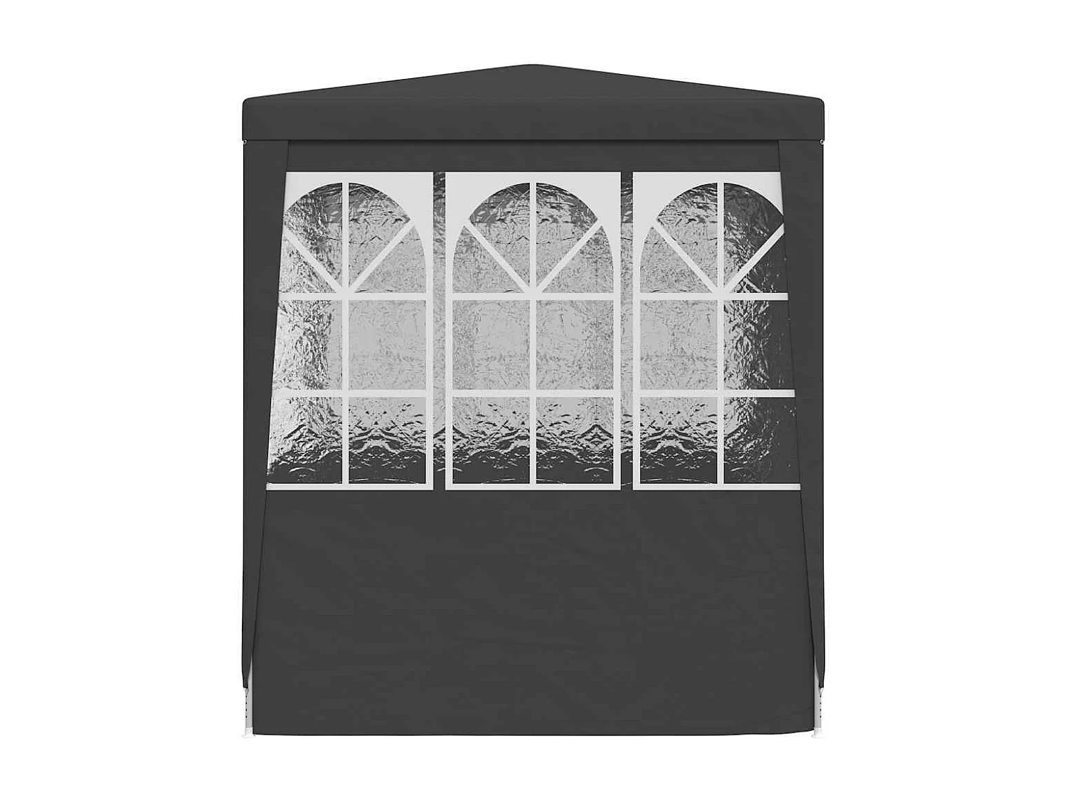 Carpa de recepción con paredes 2,5x2,5 m Antracita 90 g/m²