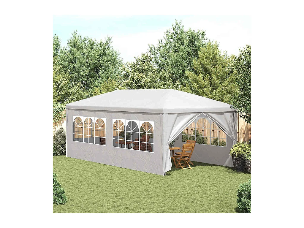 Tenda per ricevimenti bianca 3 x 6 m