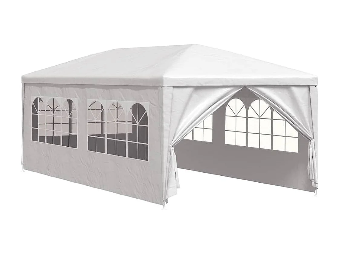 Carpa de recepción blanca de 3 x 6 m