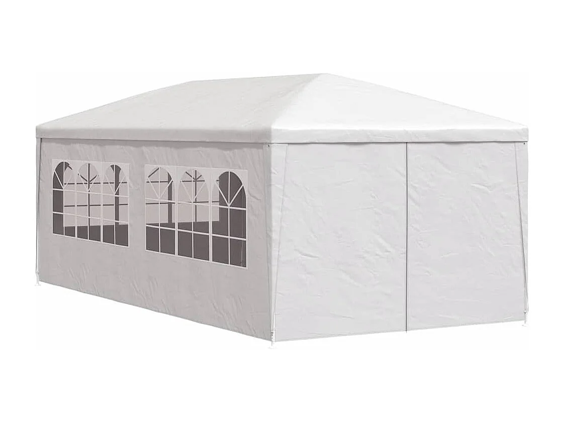 Carpa de recepción blanca de 3 x 6 m
