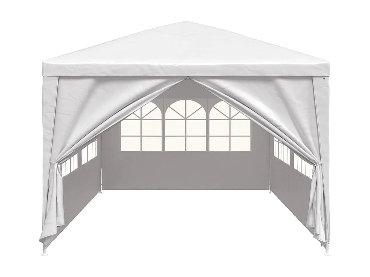 Carpa de recepción blanca de 3 x 6 m