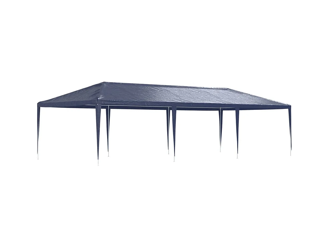 Tente de réception 4x9 m bleu