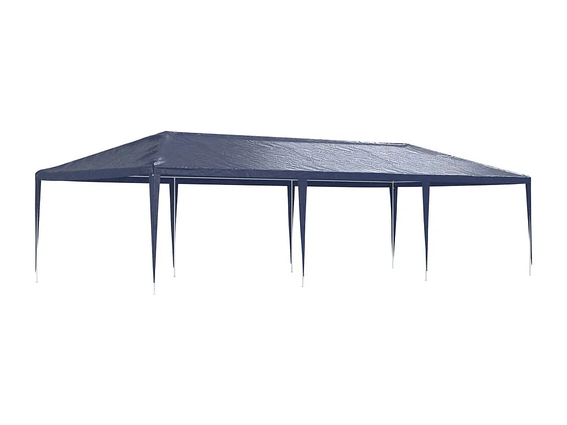 Tente de réception 4x9 m bleu