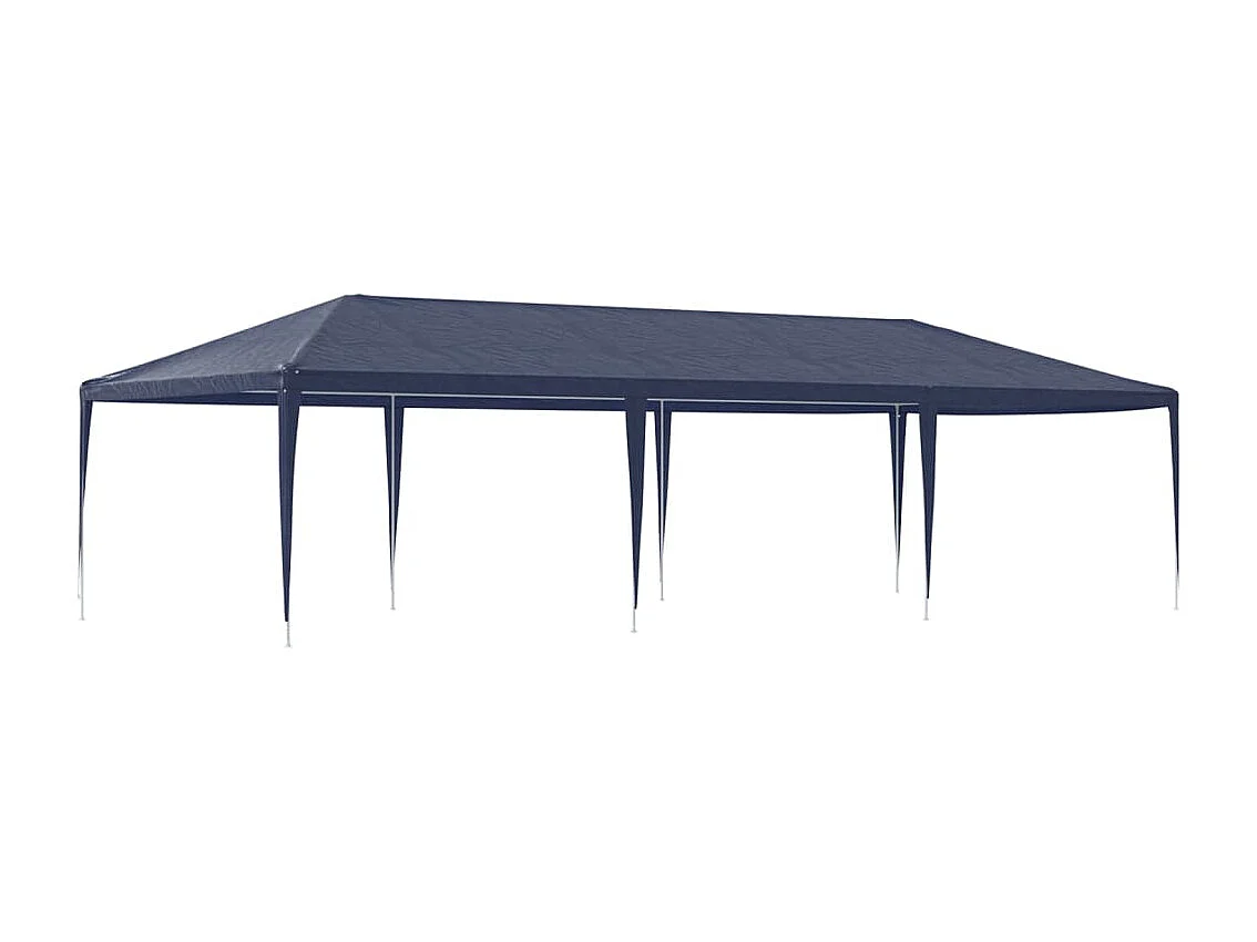 Tente de réception 4x9 m bleu