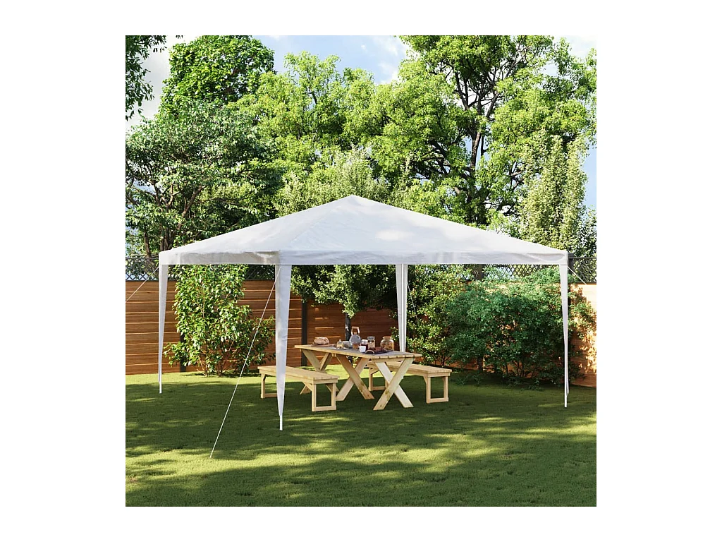 Carpa de recepción blanca de 4x4 m