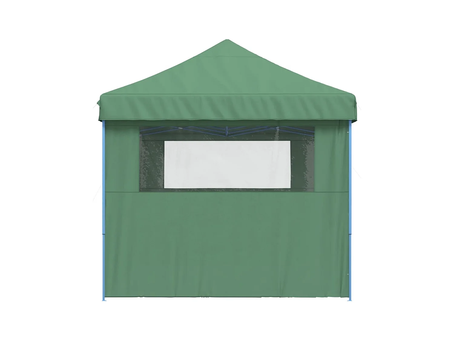 Carpa de recepción plegable emergente de 3 lados verde