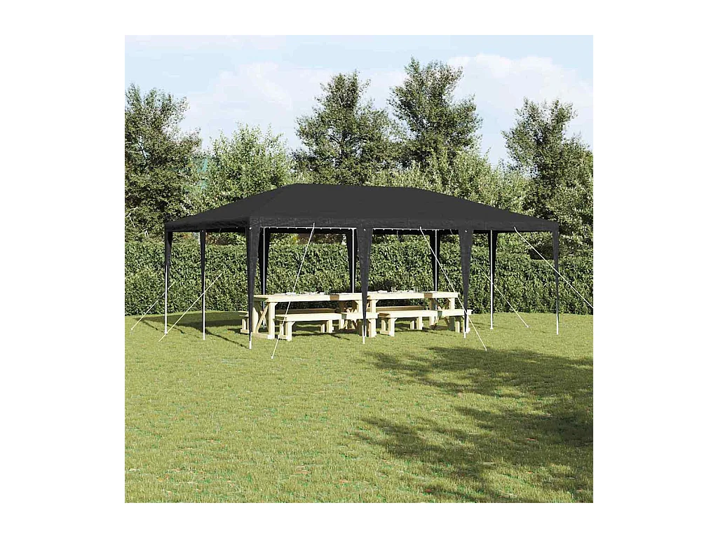 Tente de fête Anthracite et blanc 600 x 400 x 266 cm