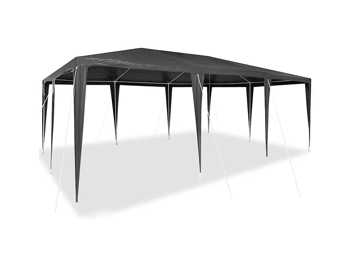 Tente de fête Anthracite et blanc 600 x 400 x 266 cm