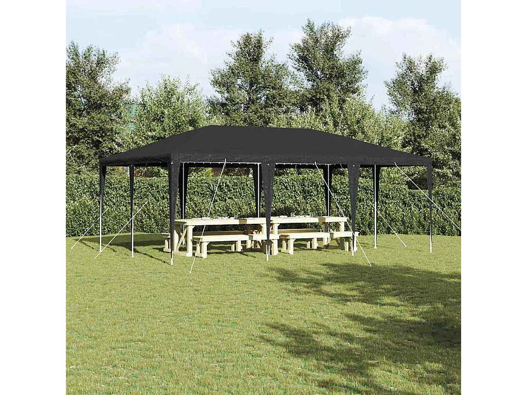 Tente de fête Anthracite et blanc 600 x 400 x 266 cm