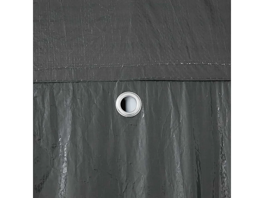 Partyzelt Anthrazit und Weiß 600 x 400 x 266 cm