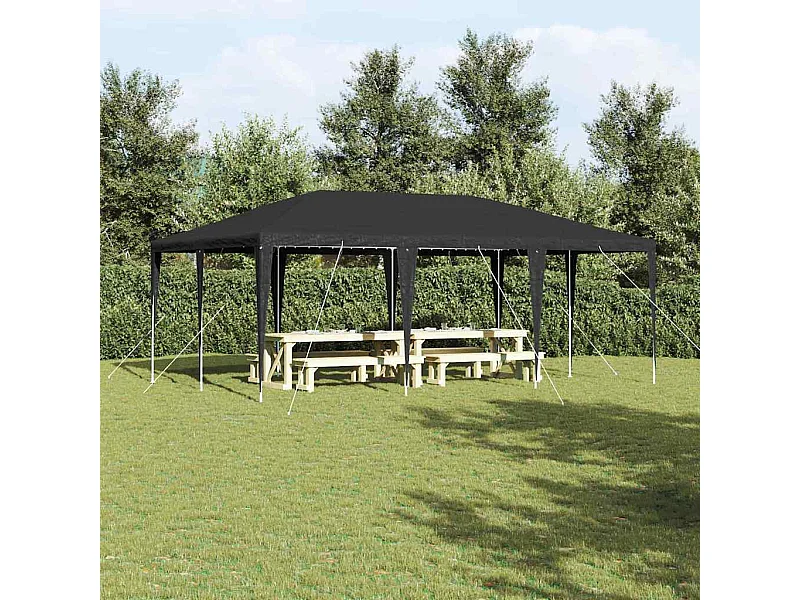 Tente de fête Anthracite et blanc 600 x 400 x 266 cm