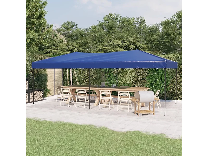 Carpa de recepción plegable Azul 3x6 m